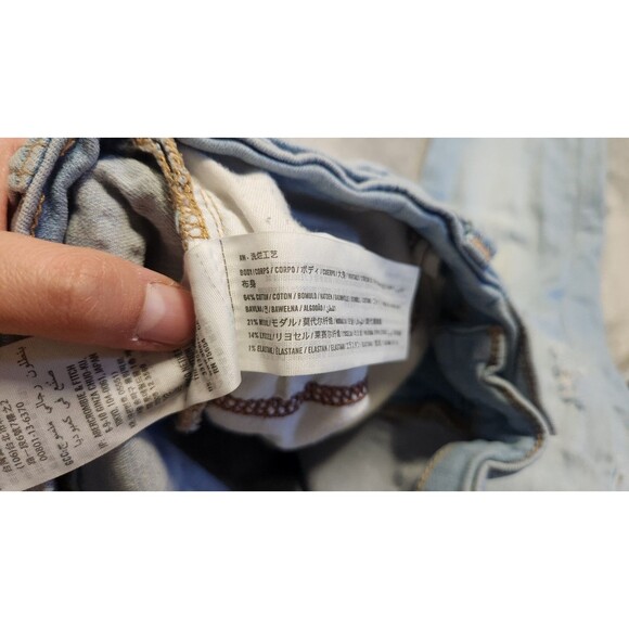 Hollister Men's Size 34X32 Blue Distressed Super Skinny Jeans - Picture 5 of 9